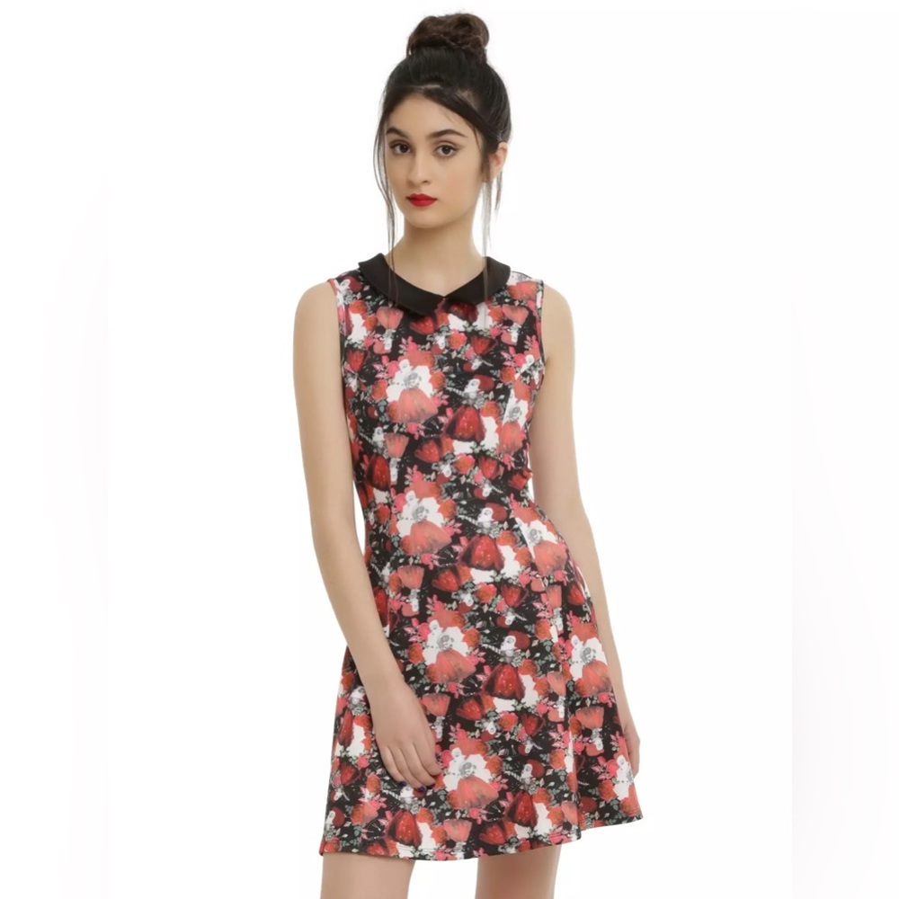 Disney Alice Through The Looking Glass Red Queen Dress - Black/Red - S